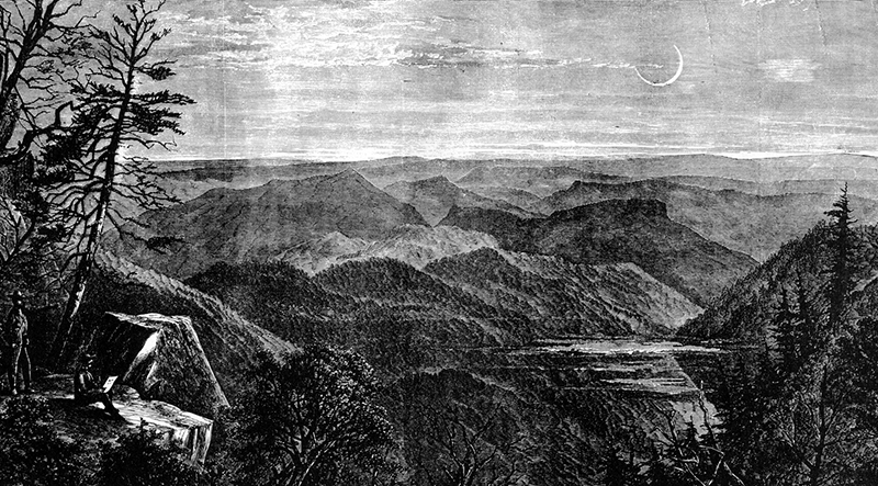 The mountain region of Western Virginia (Harper's)